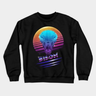 Cyberpunk Bison Crewneck Sweatshirt